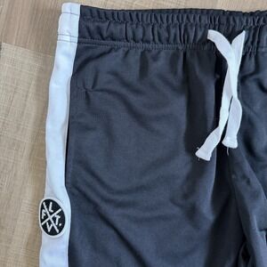 LVFT Live Fit Lifestyle Performance Track Pants Black White Stripe Mens XL